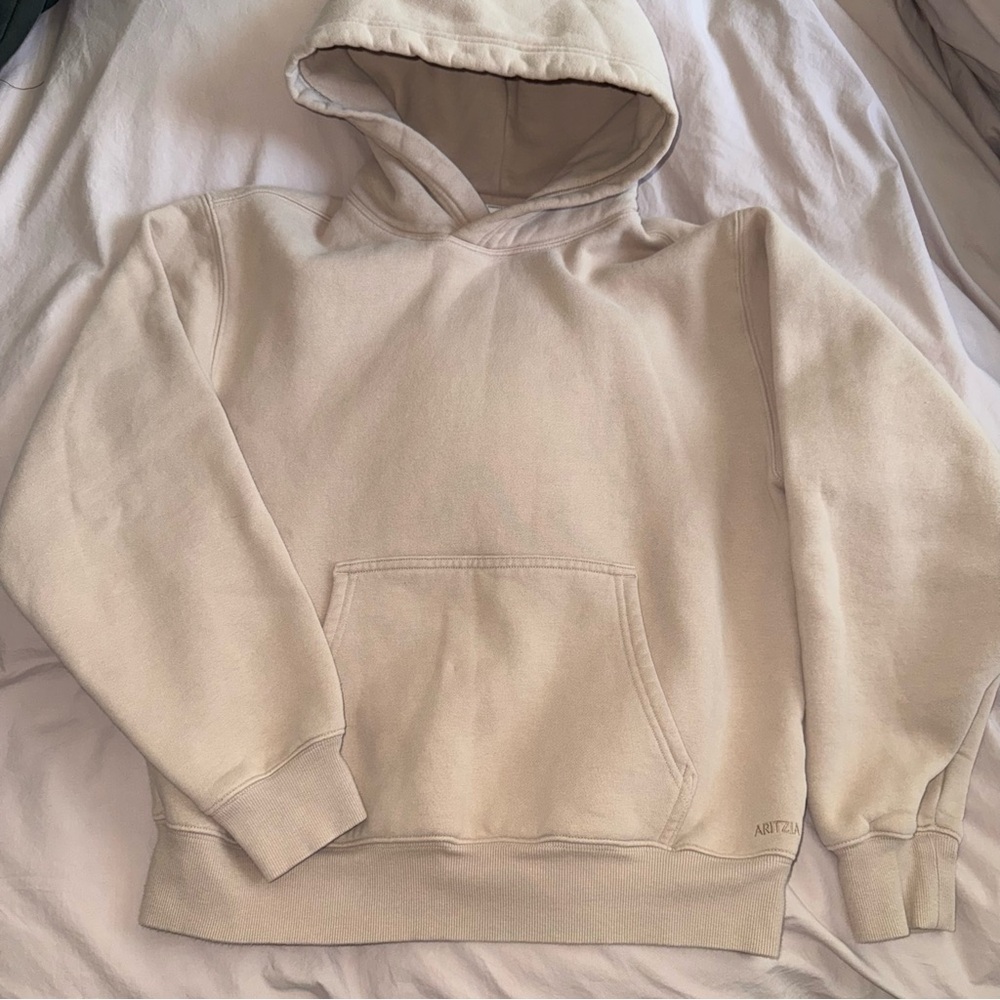 Aritzia Beige Hoodie - Small